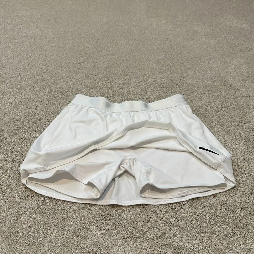 Nike NikeCourt Dri-FIT Tennis Skirt White Size M